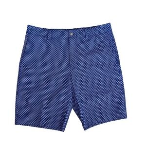 Callaway Mens Golf Shorts 10" Classic Blue All Over Print Straight Fit Size 34‎